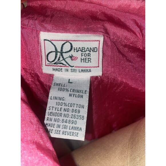 Vintage Haband For Her 80s 90s Nylon Track Jacket Wind Breaker Women size Large - Picture 7 of 8